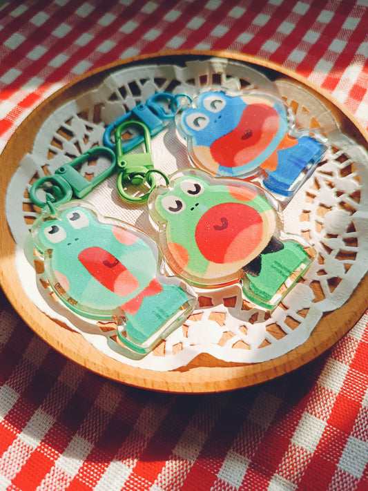 Cute Choir Frogs · Keychain